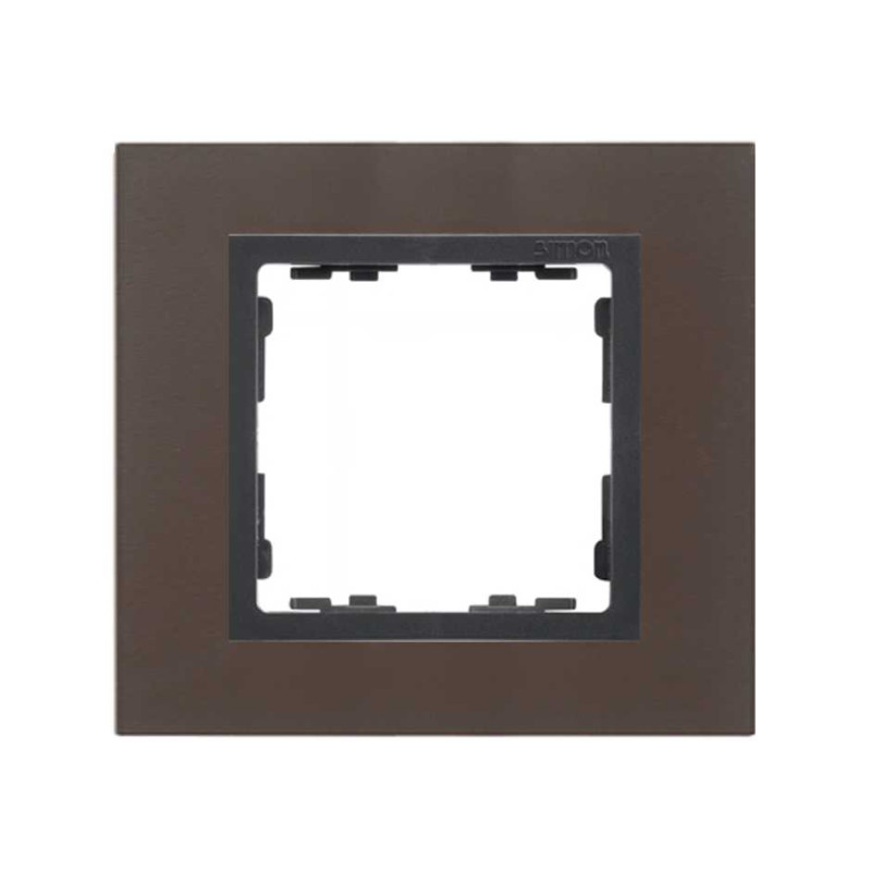 Marcos 1 a 4 elementos Metal Acero Plomo SIMON 82 NATURE SIM8281738