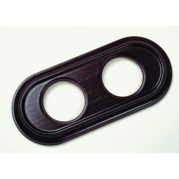 Marco de madera Nogal FONTINI VENEZIA OVAL FON35801202