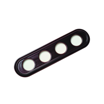 Marco de madera Nogal FONTINI VENEZIA OVAL FON35801202