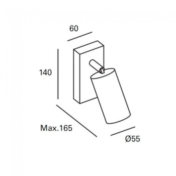 Luz de lectura Era GU10 blanco