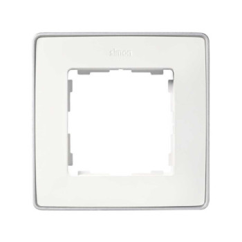 Marco de 1 a 4 elementos blanco base aluminio SIMON 82 Detail Metal SIM8201610-243