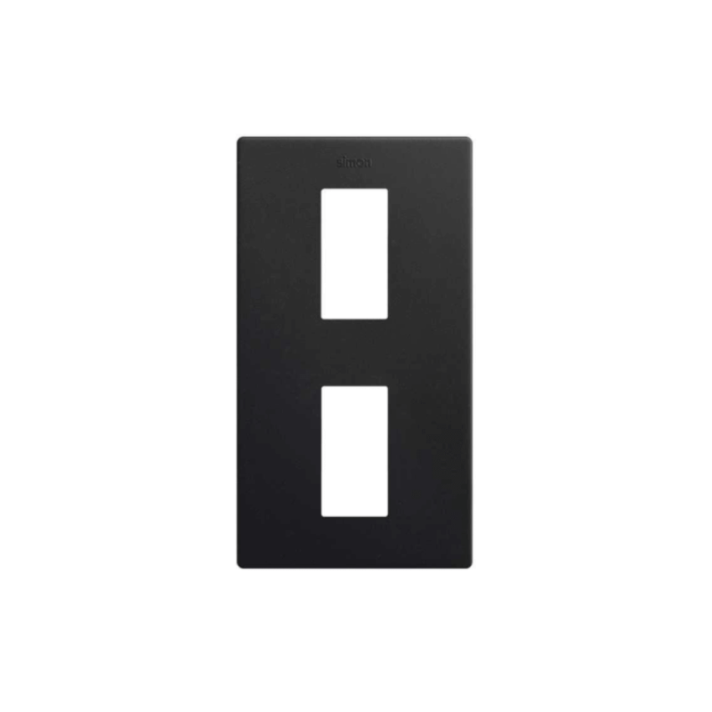 Marco estetica minima vertical de 2 a 3 elementos negro mate SIMON 270 SIM27111620-098