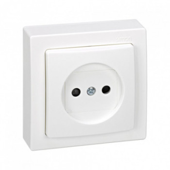 Base de enchufe bipolar con dispositivo de seguridad SIMON 73 LOFT SIM73431-50