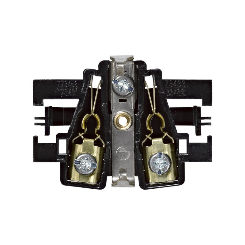 Base de enchufe bipolar con toma lateral Schuko SIMON 73 LOFT SIM73432-39