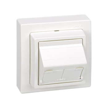 Soportes para 2 conectores RJ-11/12 o RJ-45 SIMON 73 LOFT SIM73086-60