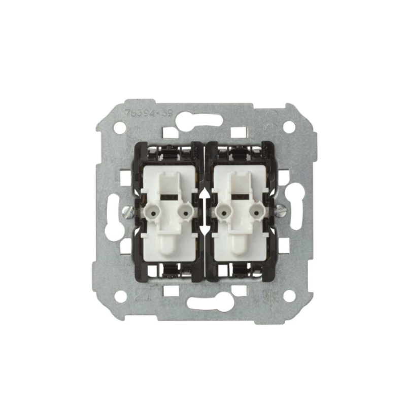 Doble conmutador, con luminoso rojo incorporado SIMON 82 SIM75394-39