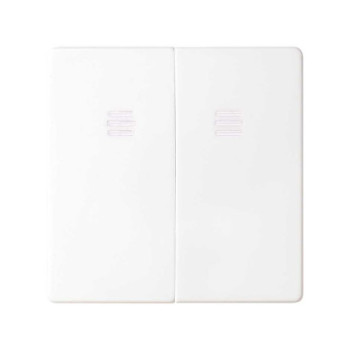 Tecla doble SIMON 82 para mecanismo con luminoso azul SIM8202025-030