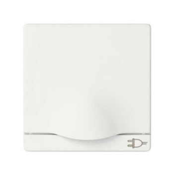 Tapa articulada enchufe SIMON 82 2P+TT lateral con seguridad SIM82090-30