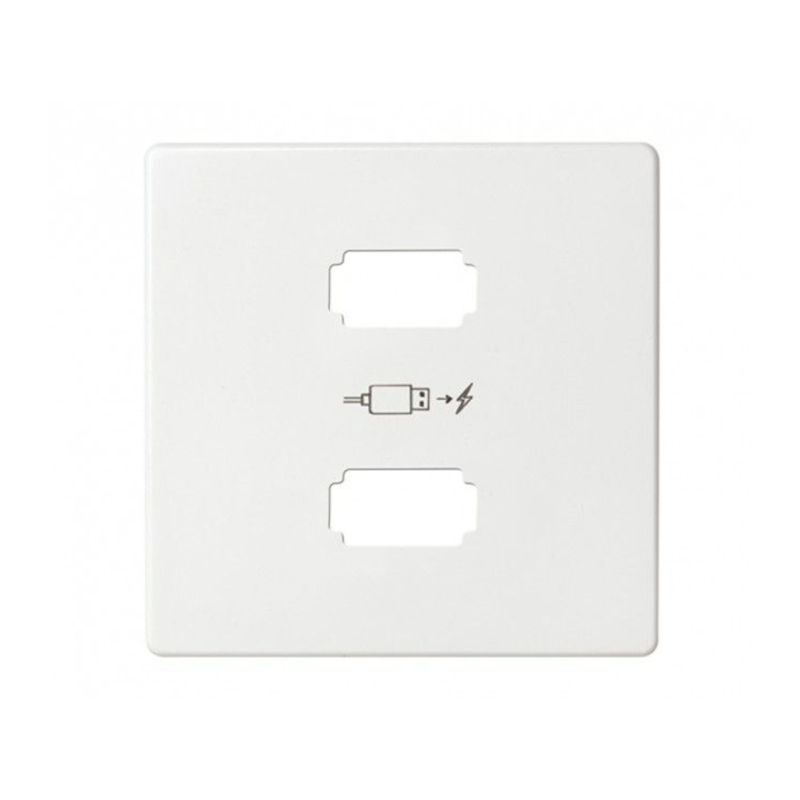 Tapa SIMON 82 toma R-TV+satélite SIM82097-30