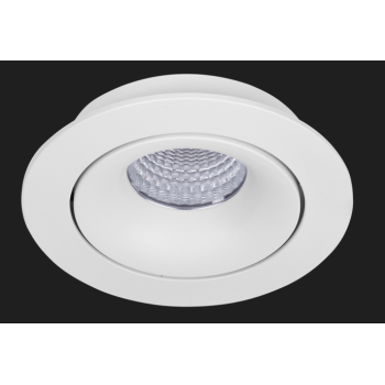 Aro redondo basculante IP20 GU10 aluminio blanco LHOLHAR2010B