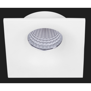 Aro para downlight Orbit cuadrado fijo aluminio IP20 GU10 LHOLHAR1530B