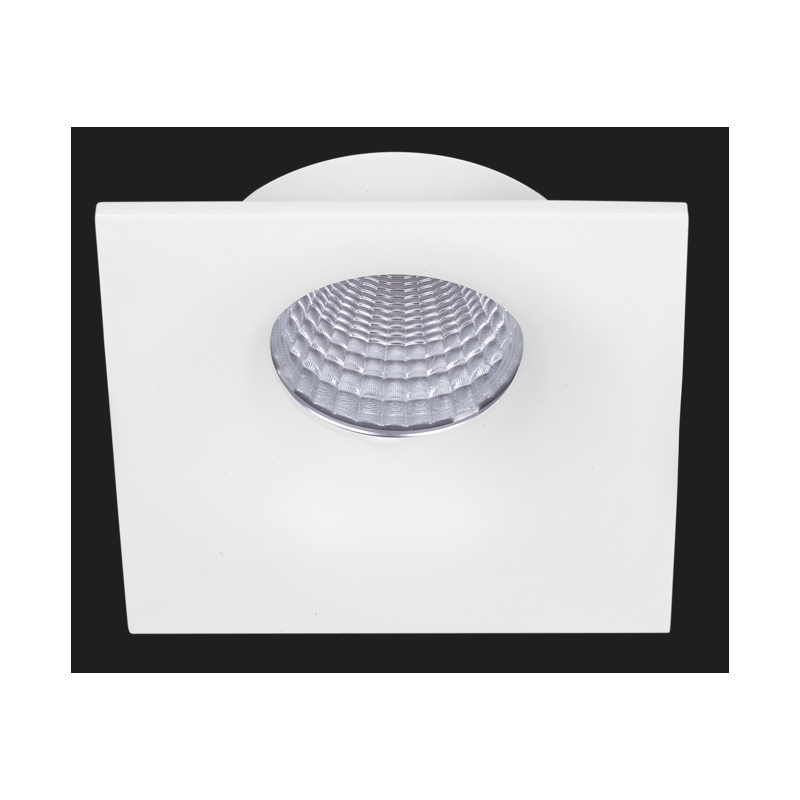 Aro para downlight Orbit cuadrado fijo aluminio IP20 GU10 LHOLHAR1530B