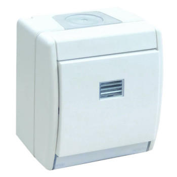 Conmutador SIMON AQUA 10AX IP55 superficie SIM4490201-030