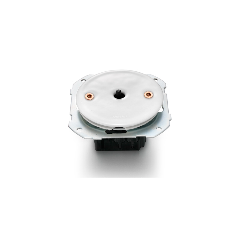 Interruptor-Conmutador de Empotrar Blanco-Cobre Fontini DO