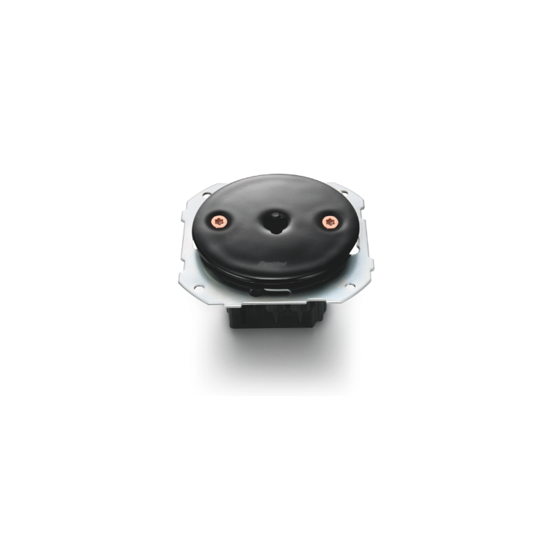 Interruptor-Conmutador de Empotrar Porcelana Negra Cobre Brillo Fontini niquel DO