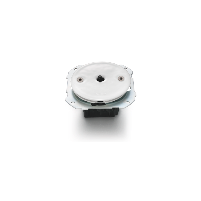 Interruptor Conmutador de Empotrar Blanco Niquel Negro Fontini FON34308121