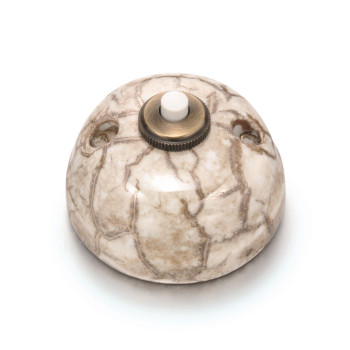 PULSADOR PARA TIMBRE PORCELANA REGGIA