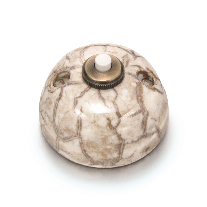PULSADOR PARA TIMBRE PORCELANA REGGIA