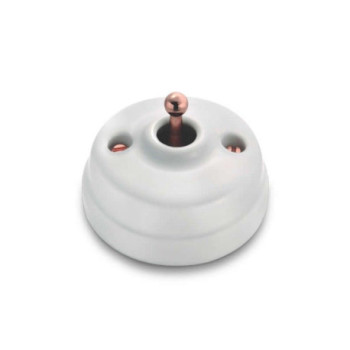 Cruzamiento Blanco manecilla Cobre Brillo FONTINI DIMBLER FON60304622