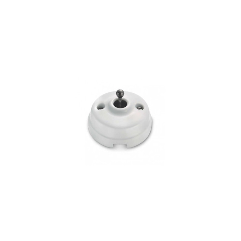 Pulsador toggle Blanco manecilla Niquel Negro FONTINI DIMBLER FON60312412