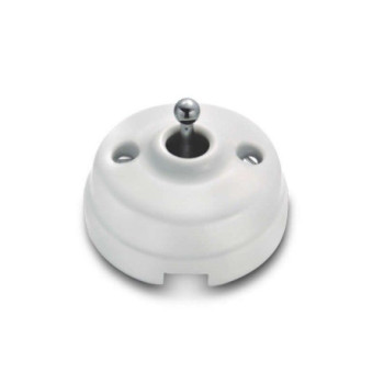 Pulsador toggle Blanco manecilla Cromo Brillo FONTINI DIMBLER FON60312442