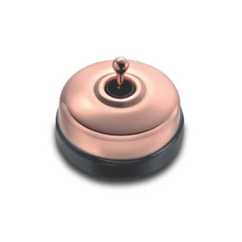 Interruptor bipolar Cobre con base Negro FONTINI DIMBLER FON60314882