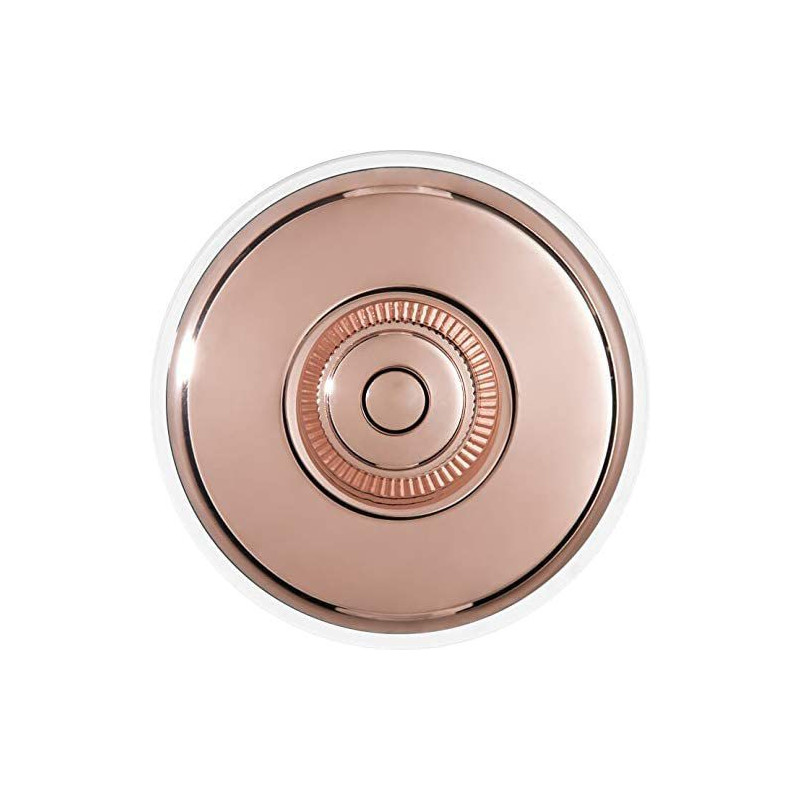 Pulsador de boton Cobre con base Blanco FONTINI DIMBLER FON60310722