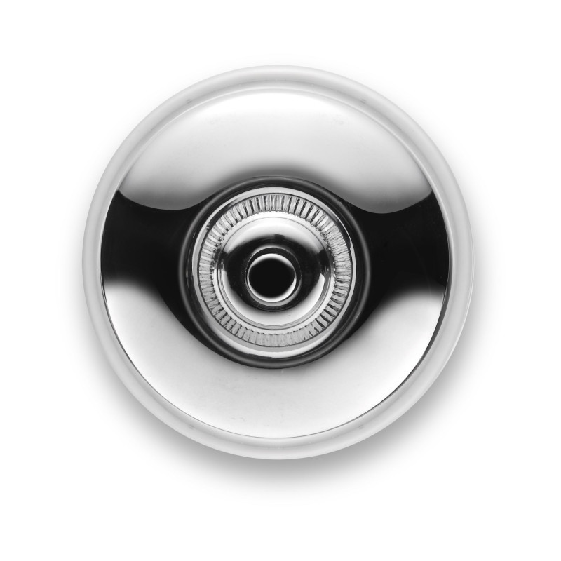 Pulsador de boton Cromo con base Blanco FONTINI DIMBLER FON60310682