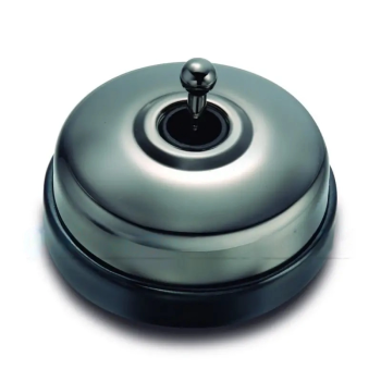 Pulsador de boton Niquel Negro con base Negro FONTINI DIMBLER FON60310892