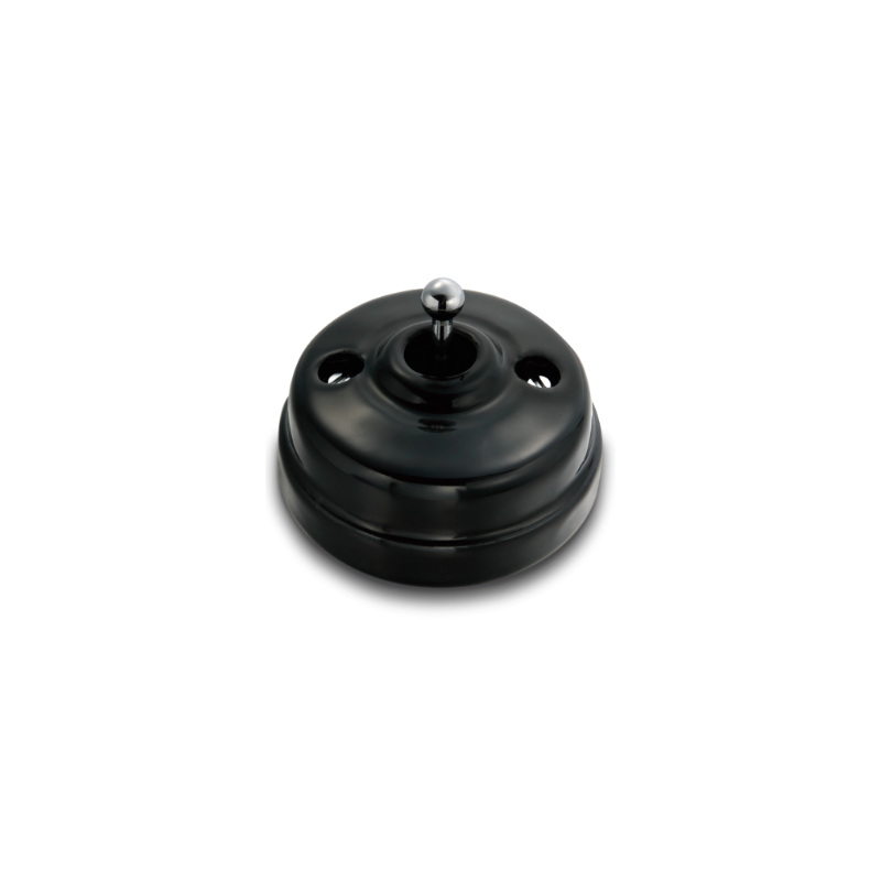 Pulsador toggle Negro manecilla Cromo Brillo FONTINI DIMBLER  FON60312342