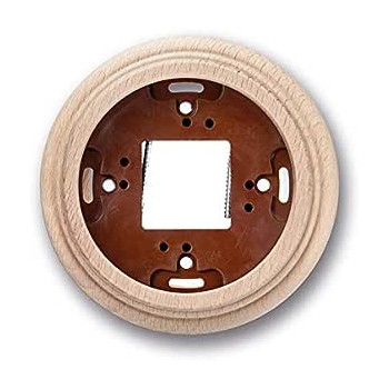 MARCOS DE MADERA COLOR HAYA SIN BARNIZ PARA MECANISMOS EN SUPERFICIE