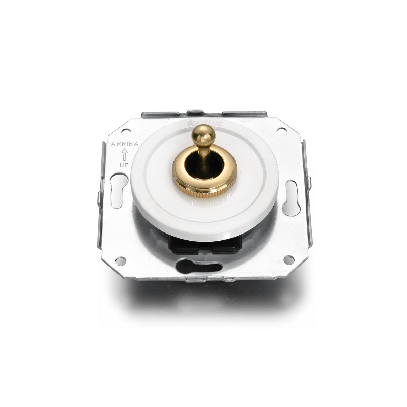 Pulsador Blanco empotrado con manecilla Dorado FONTINI VENEZIA FON65312302