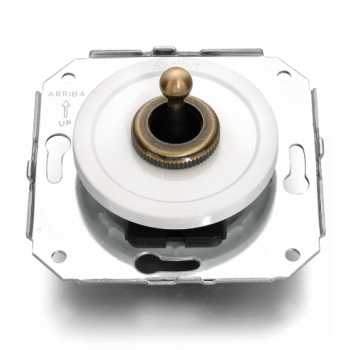 Pulsador Blanco empotrado con manecilla Patine FONTINI VENEZIA FON65312592