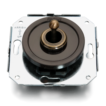 Pulsador Marron empotrado con manecilla Patine FONTINI VENEZIA FON65312572