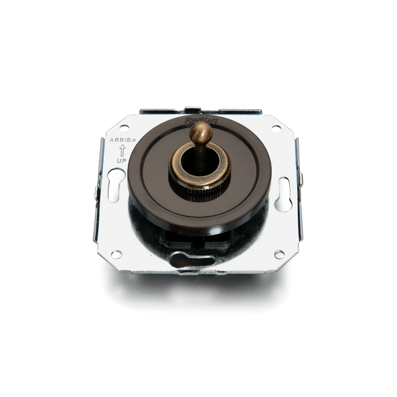 Pulsador Marron empotrado con manecilla Patine FONTINI VENEZIA FON65312572