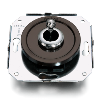 Pulsador Marron empotrado con manecilla Cromo Brillo FONTINI VENEZIA FON65312522