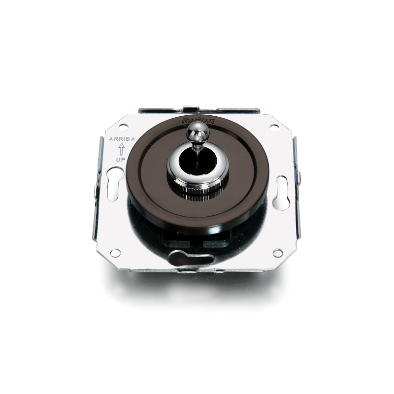 Pulsador Marron empotrado con manecilla Cromo Brillo FONTINI VENEZIA FON65312522