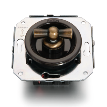 Mecanismo para persianas Marron manecilla Patine FONTINI VENEZIA FON35342572