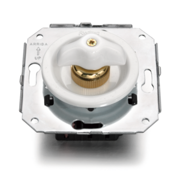 Doble pulsador rotativo Blanco manecilla Retro Blanco FONTINI VENEZIA FON35344232