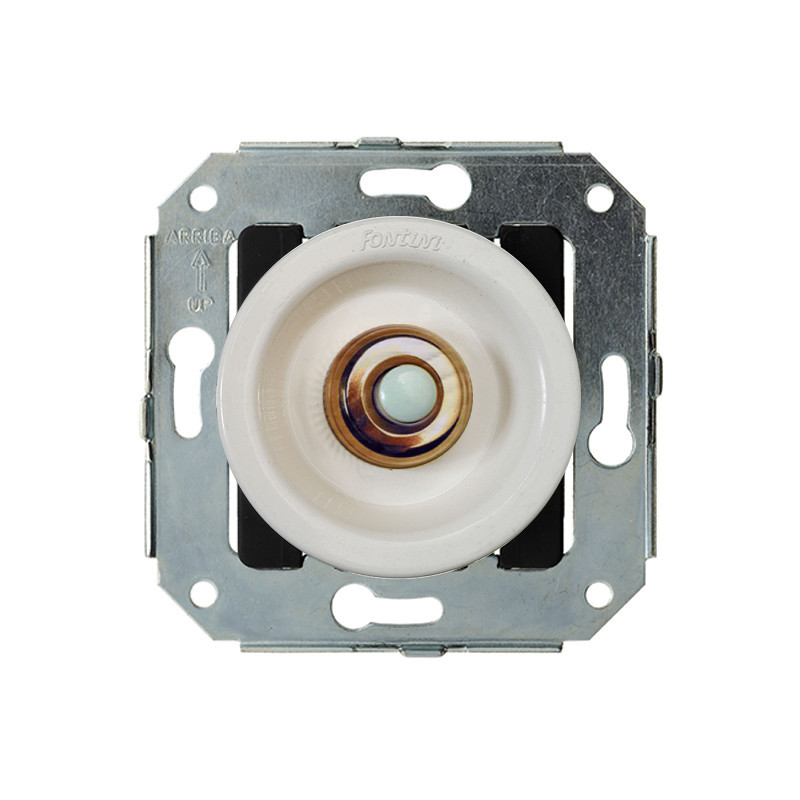 Pulsador Blanco para empotrar con boton Patine FONTINI VENEZIA  FON35310592