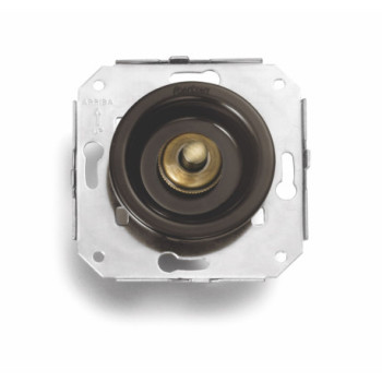 Pulsador Marron para empotrar con boton Patine FONTINI VENEZIA FON35310572
