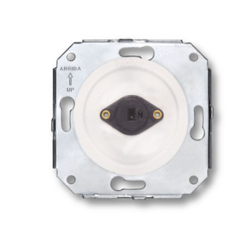 Toma para altavoz rotativo empotrada Blanco FONTINI VENEZIA  FON35905052