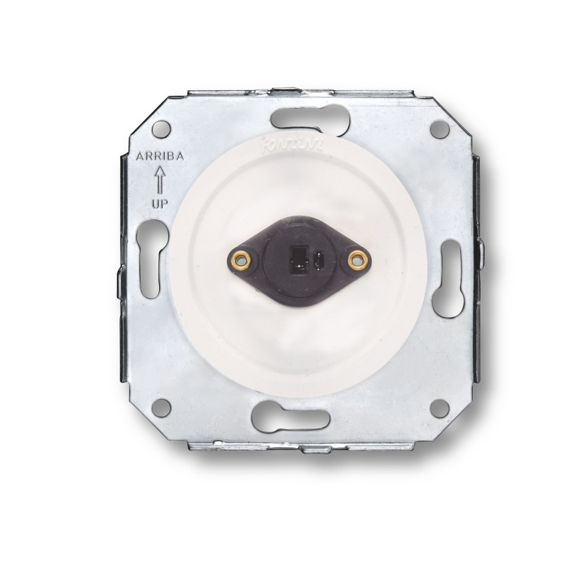 Toma para altavoz rotativo empotrada Blanco FONTINI VENEZIA  FON35905052