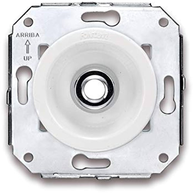 Salida de cables Empotrada Lazo Cromo Brillo Blanco FONTINI VENEZIA FON35927262