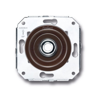 Salida de cables Empotrada Lazo Cromo Brillo Marron FONTINI VENEZIA FON35927582