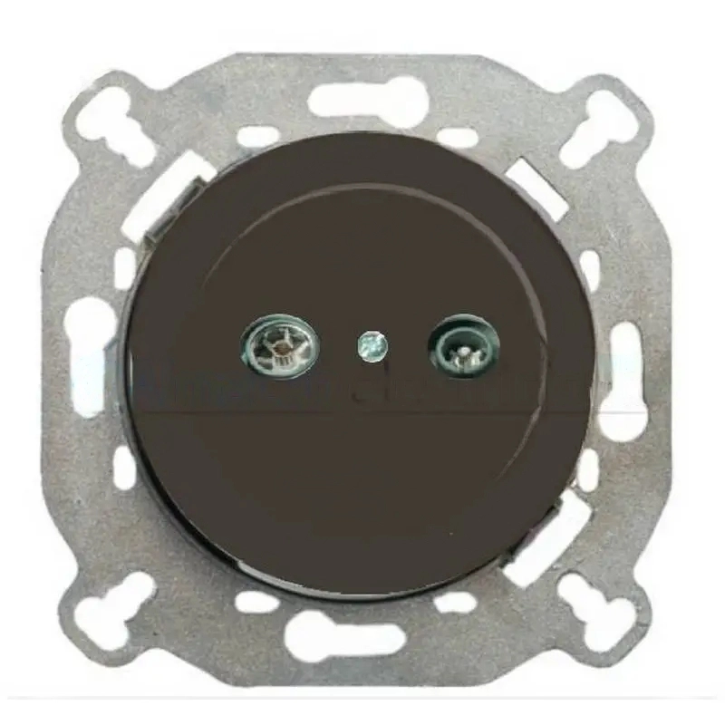 Toma final Empotrada TV y Satelite Marron FONTINI VENEZIA FON35711032