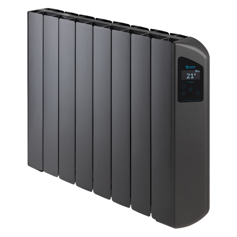 Emisor Victoria SMART Antracita con control por wifi 1330 W FARHO FARVICNPN08