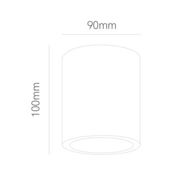 Accesorio para foco led PULCOM superficie Blanco BENEITO FAURE BEN5034