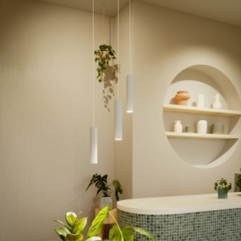 Foco LED Suspendido ALP 5W 150mm Blanco BENEITO FAURE BEN5098