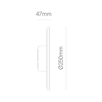 Aplique de pared MAC WALL 250 20W Switch Madera BENEITO FAURE BEN5003